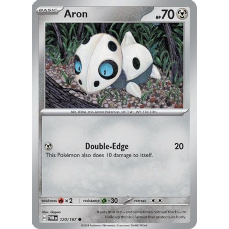 Aron (120/167) [Scarlet & Violet: Twilight Masquerade]