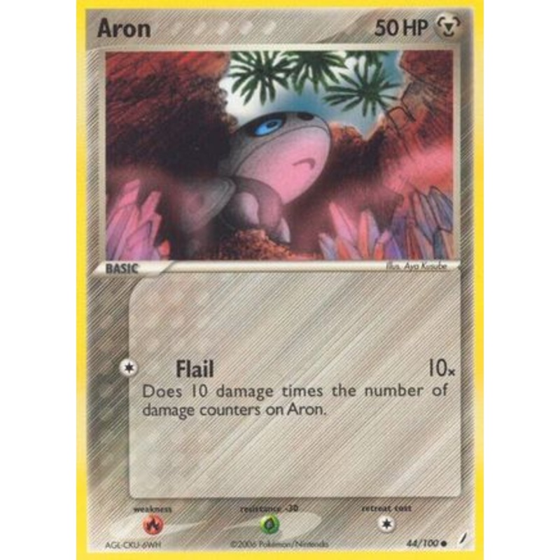 Aron (44/100) [EX: Crystal Guardians]