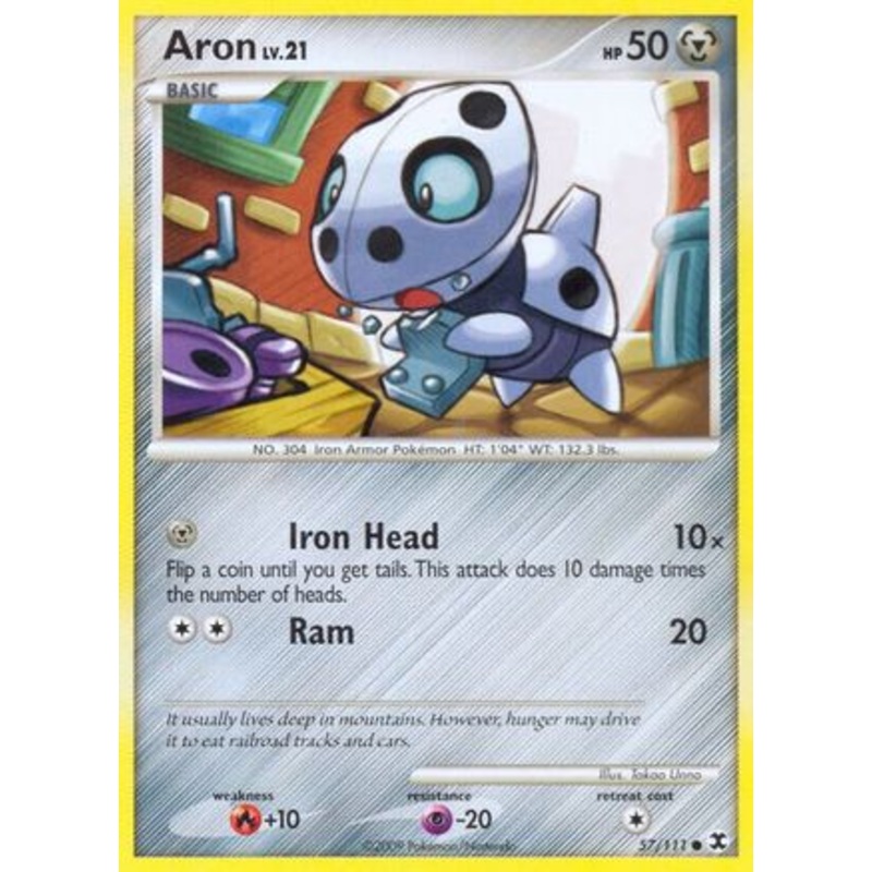Aron (57/111) [Platinum: Rising Rivals] Reverse Holofoil