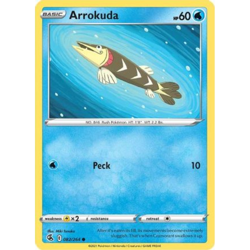 Arrokuda (082/264) [Sword & Shield: Fusion Strike] Reverse Holofoil