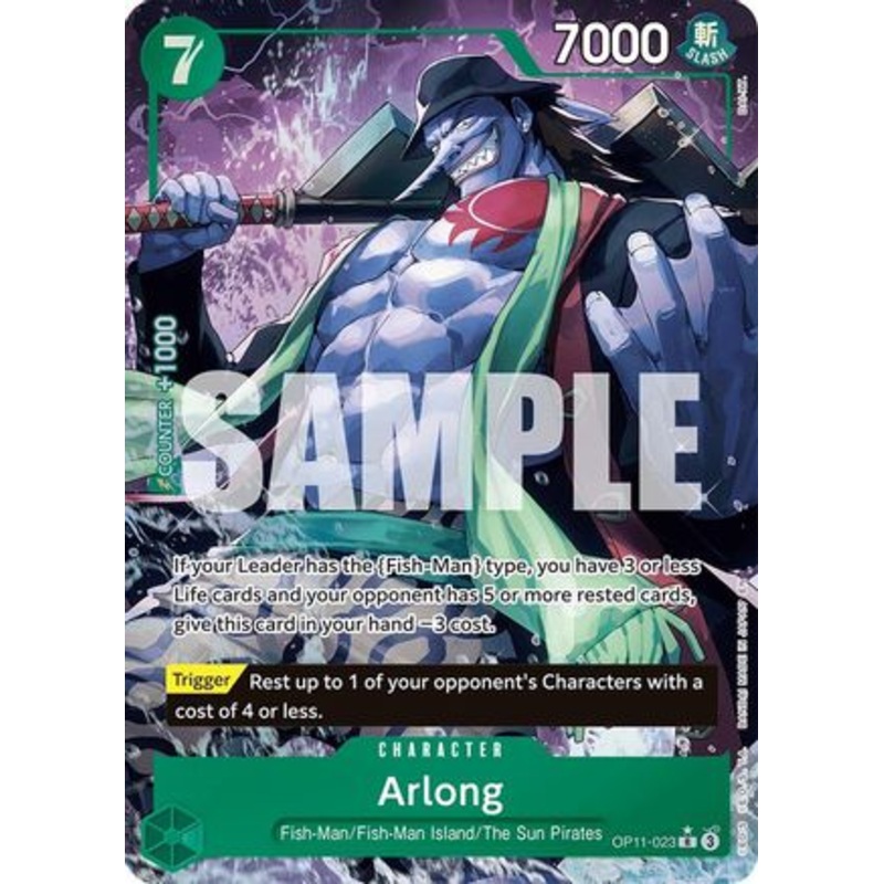 Arlong (Alternate Art) (OP11-023) Foil