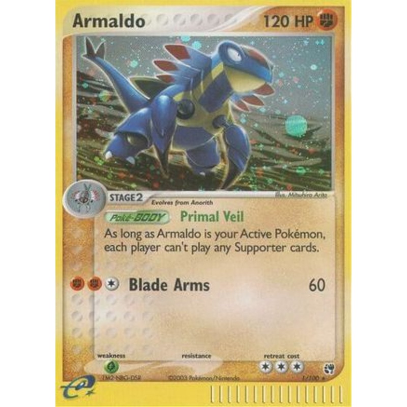 Armaldo (1/100) [EX: Sandstorm] Reverse Holofoil