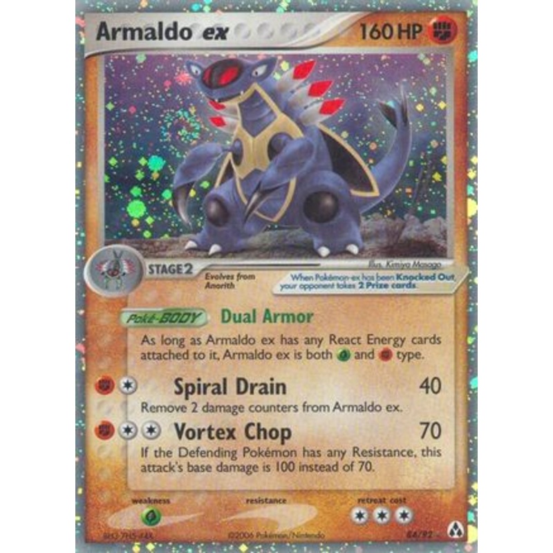 Armaldo ex (84/92) [EX: Legend Maker]
