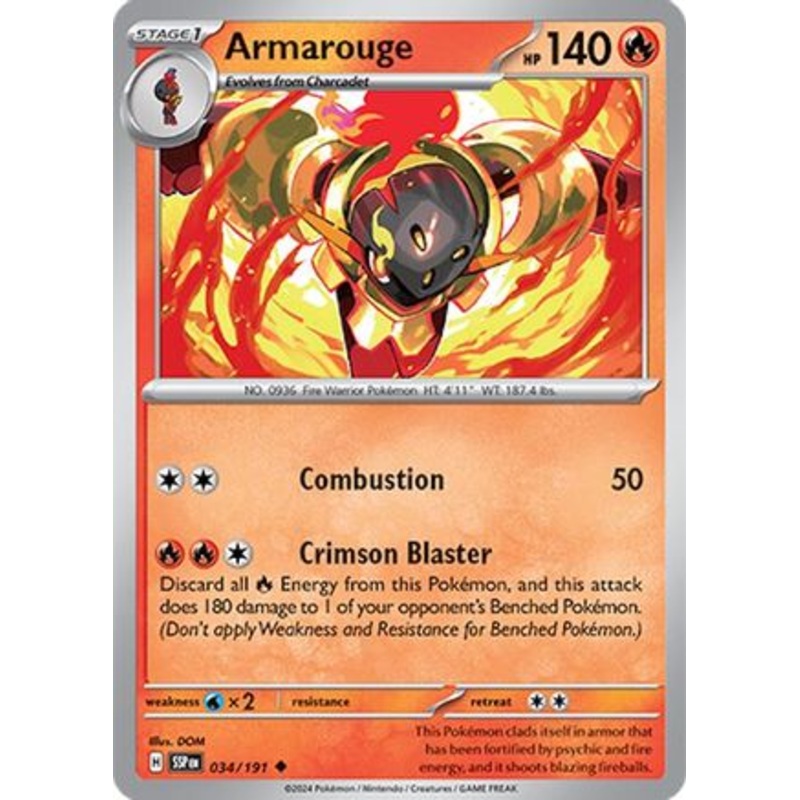 Armarouge (034/191) [Scarlet & Violet: Surging Sparks]