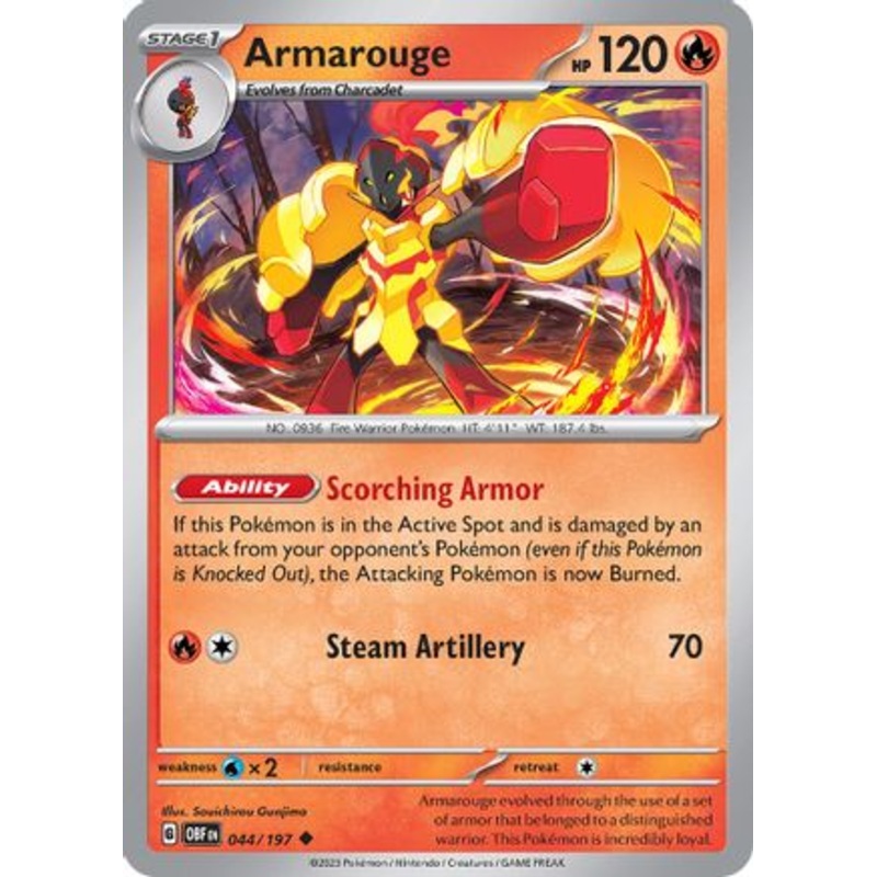 Armarouge (044/197) [Scarlet & Violet: Obsidian Flames] Reverse Holofoil