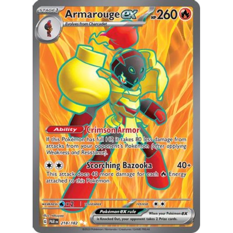 Armarouge ex (218/182) [Scarlet & Violet: Paradox Rift]