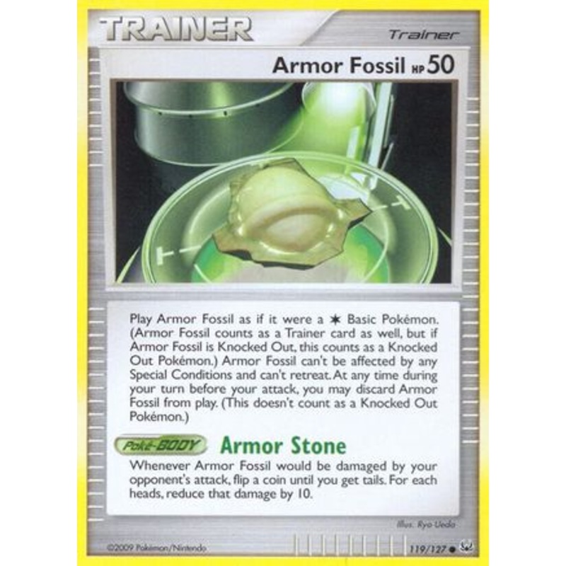Armor Fossil (119/127) [Platinum: Base Set] Reverse Holofoil