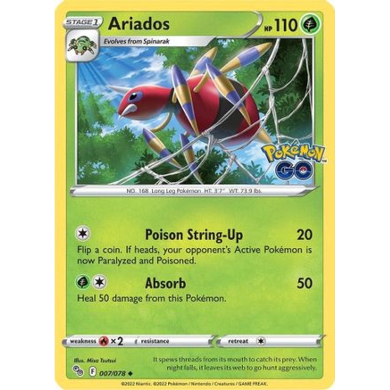 Ariados (007/078) [Pokmon GO] Reverse Holofoil