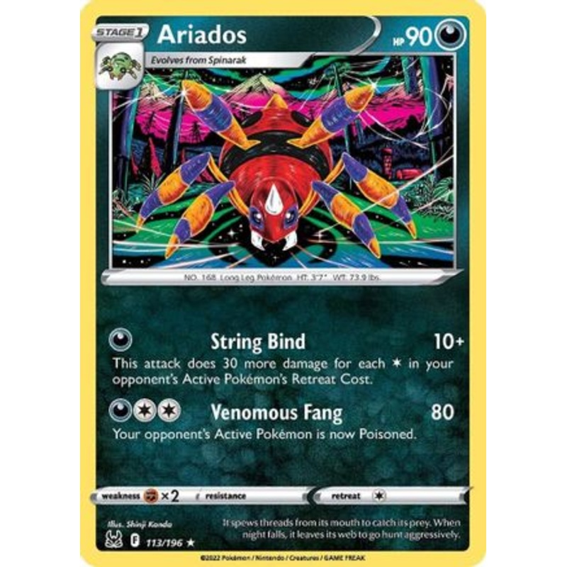 Ariados (113/196) [Sword & Shield: Lost Origin] Reverse Holofoil