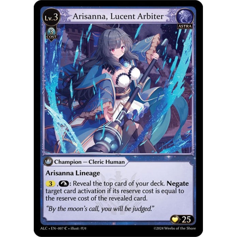 Arisanna, Lucent Arbiter (7) [Alchemical Revolution]