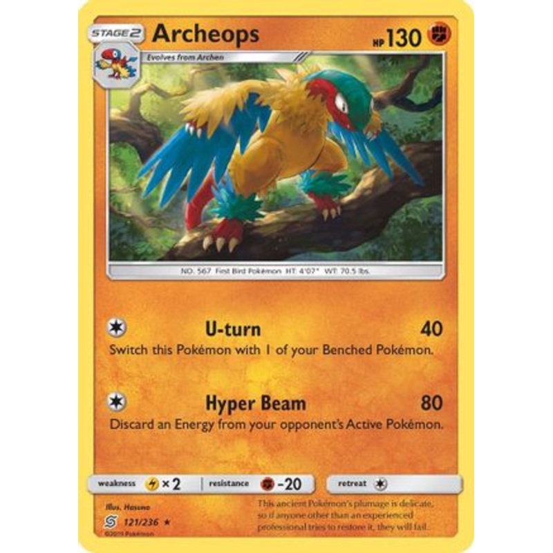 Archeops (121/236) [Sun & Moon: Unified Minds] Reverse Holofoil