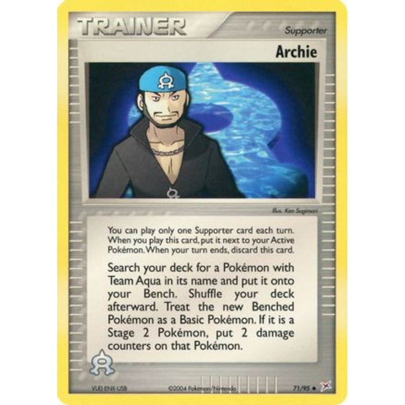 Archie (71/95) [EX: Team Magma vs Team Aqua]