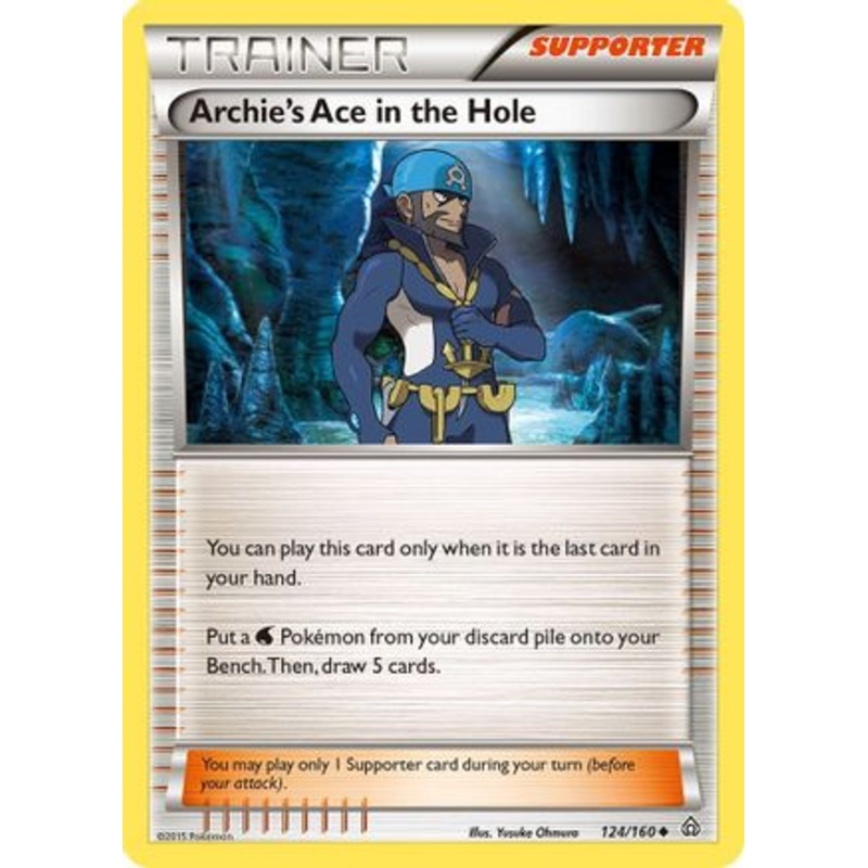 Archie’s Ace in the Hole (124/160) [XY: Primal Clash] Reverse Holofoil