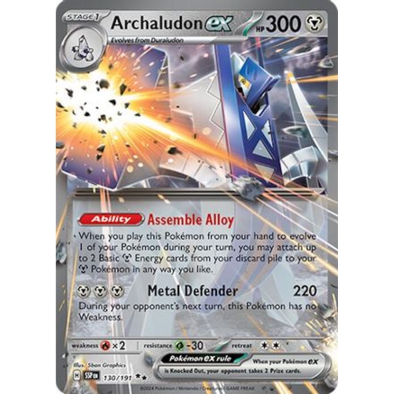 Archaludon ex (130/191) [Scarlet & Violet: Surging Sparks]