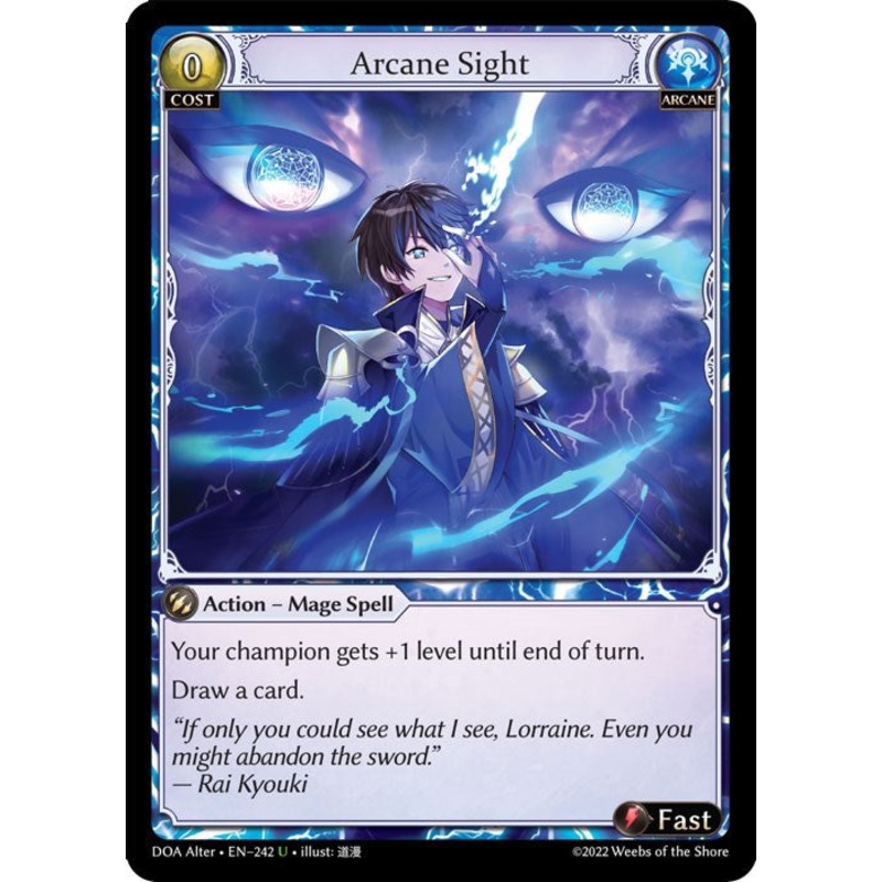 Arcane Sight (242) [Dawn of Ashes: Alter Edition]