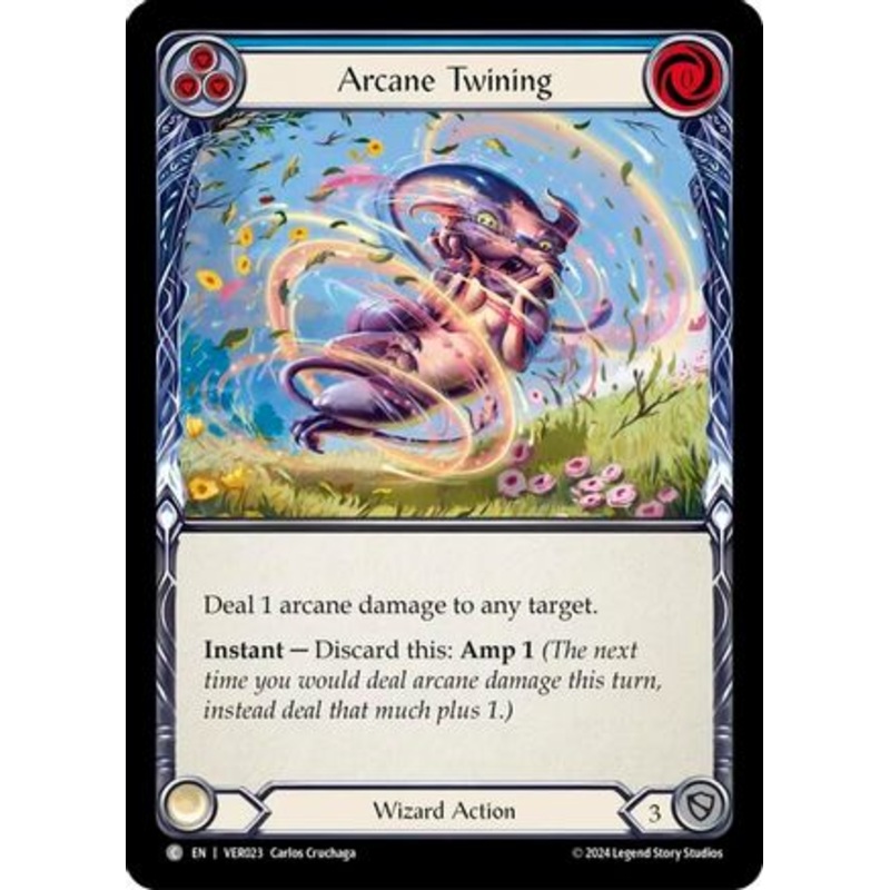 Arcane Twining (Blue) (VER023) – Blitz Deck: Rosetta – Verdance