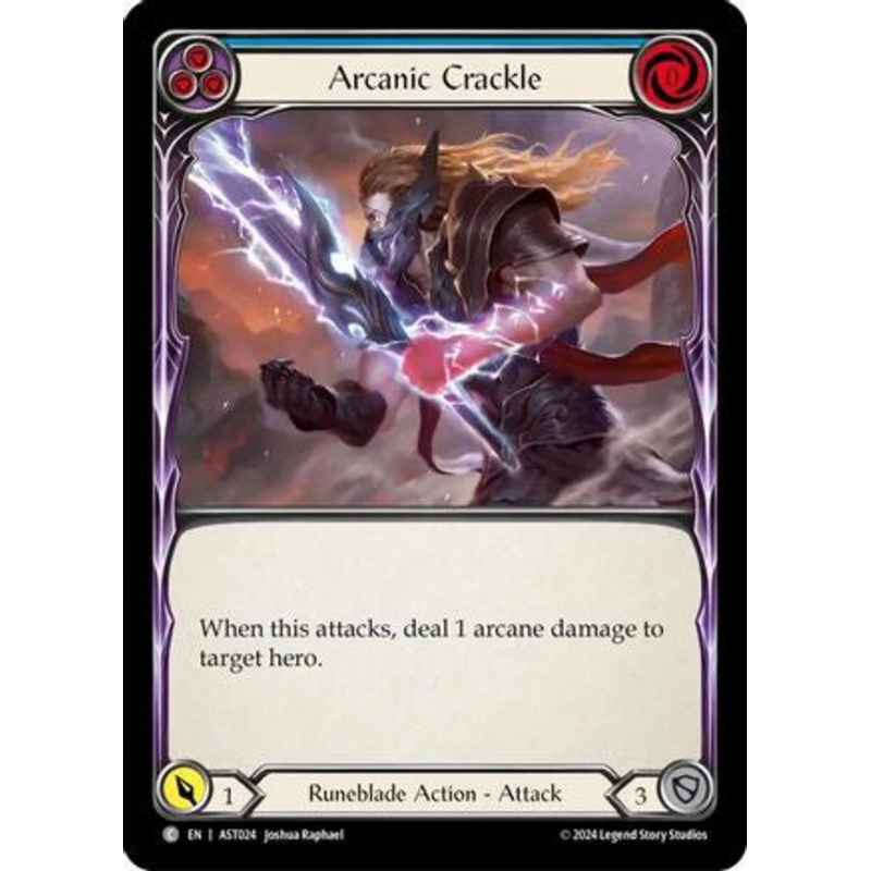 Arcanic Crackle (Blue) (AST024) – Armory Deck: Aurora