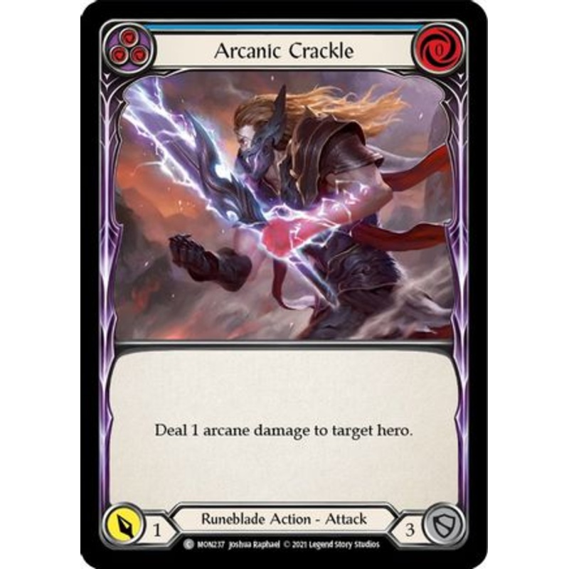 Arcanic Crackle (Blue) (MON237) Unlimited Edition  – Monarch