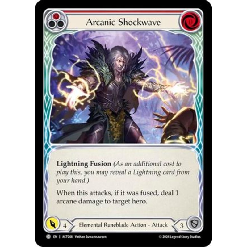 Arcanic Shockwave (Red) (AST008) – Armory Deck: Aurora