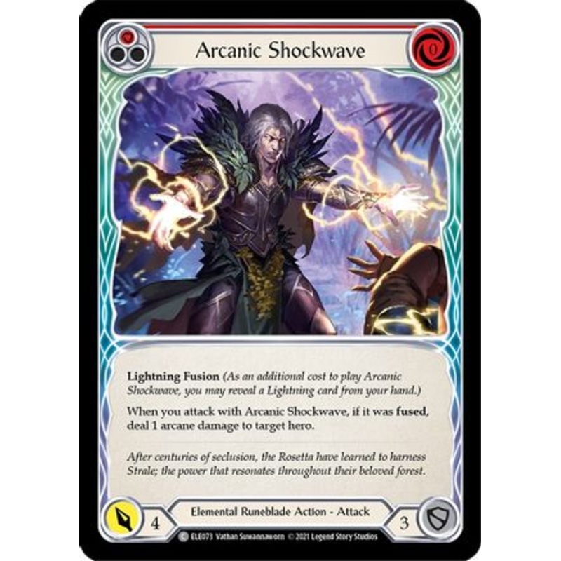 Arcanic Shockwave (Red) (ELE073) 1st Edition  – Tales of Aria