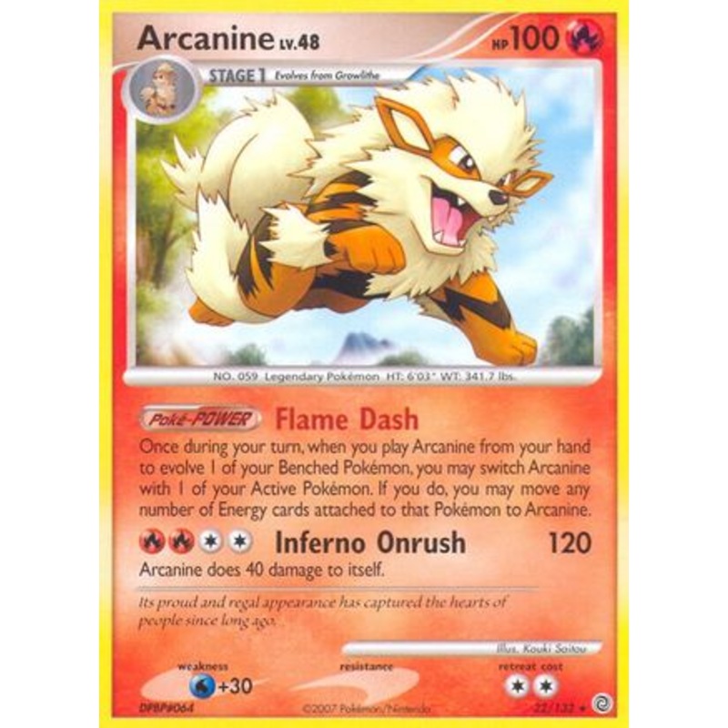 Arcanine (22/132) [Diamond & Pearl: Secret Wonders]
