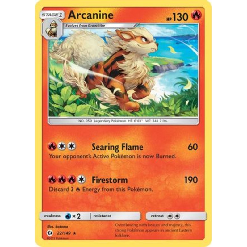 Arcanine (22/149) [Sun & Moon: Base Set]