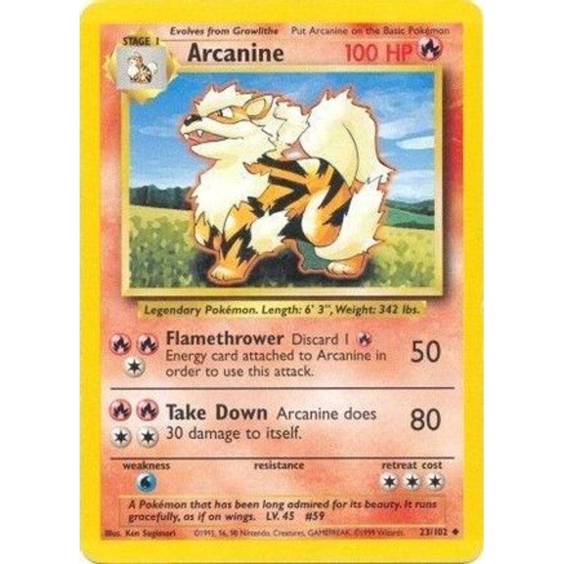 Arcanine (23/102) [Base Set Unlimited]
