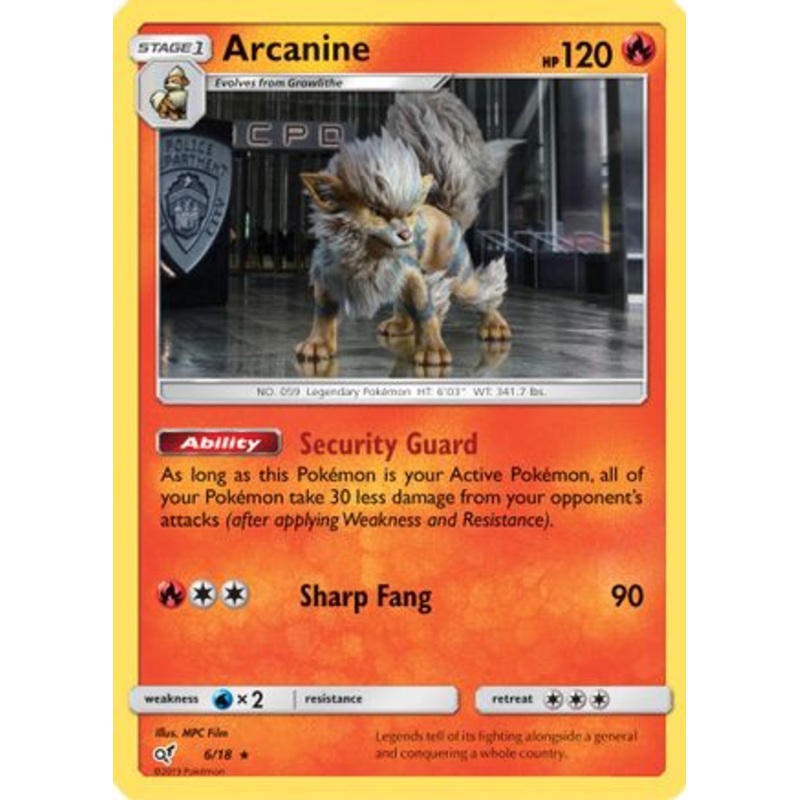 Arcanine (6/18) [Sun & Moon: Detective Pikachu]