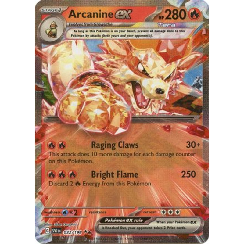 Arcanine ex (032/198) [Scarlet & Violet: Base Set]
