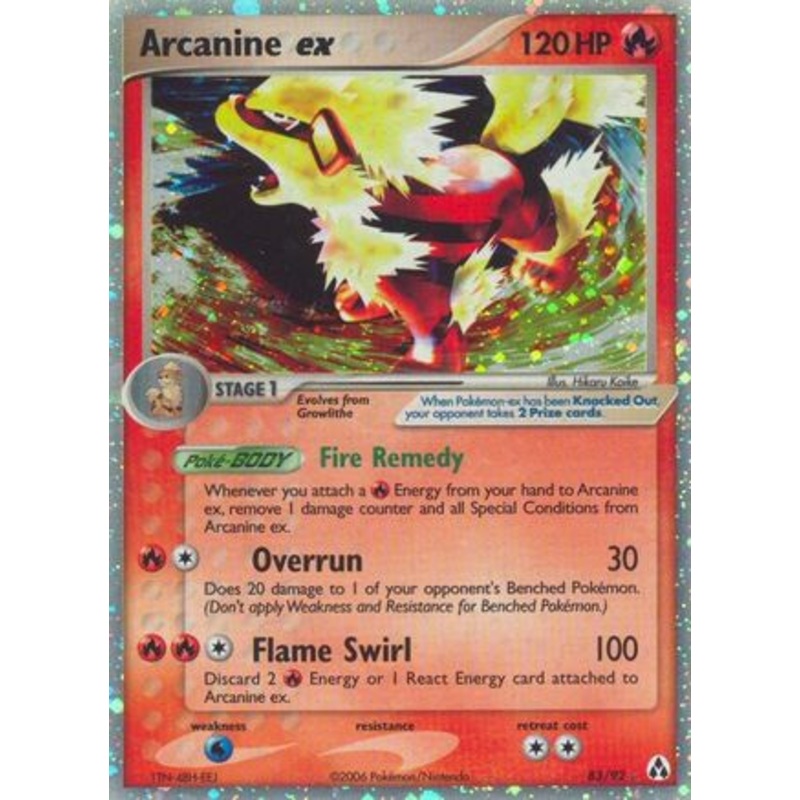 Arcanine ex (83/92) [EX: Legend Maker]