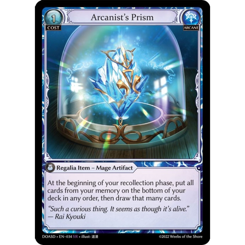 Arcanist’s Prism (034) [Dawn of Ashes: Starter Decks]