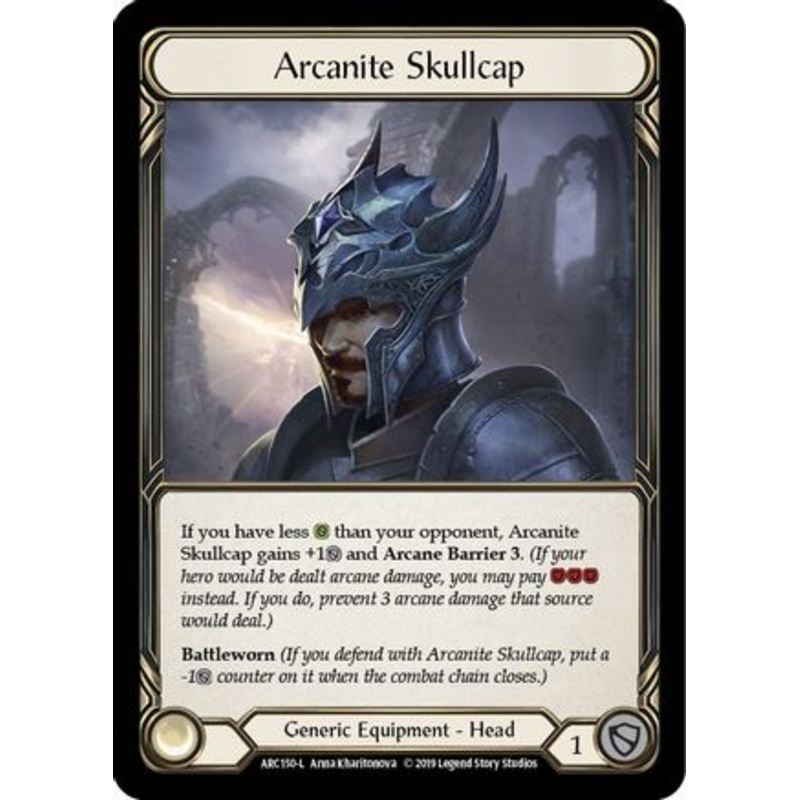Arcanite Skullcap (ARC150) Unlimited Edition Rainbow Foil – Arcane Rising