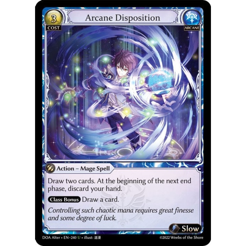 Arcane Disposition (240) [Dawn of Ashes: Alter Edition]