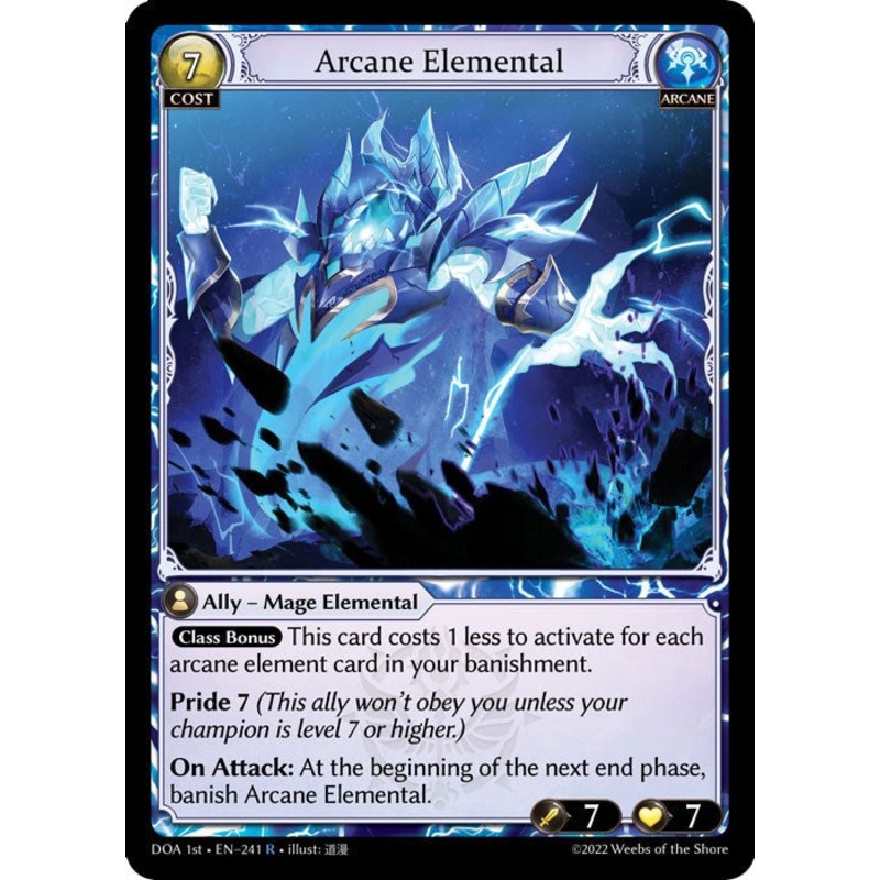 Arcane Elemental (241) [Dawn of Ashes: 1st Edition]