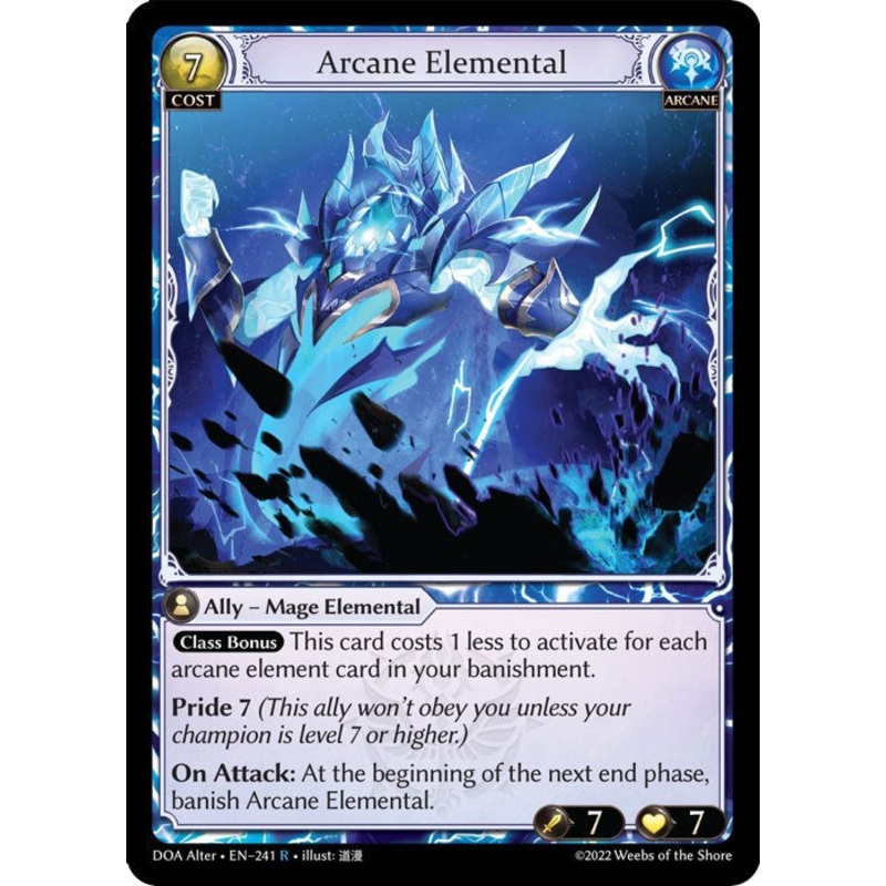 Arcane Elemental (241) [Dawn of Ashes: Alter Edition]