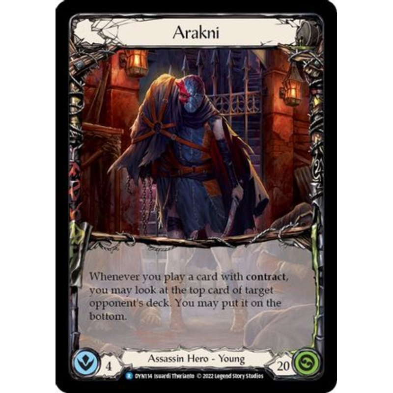 Arakni (DYN114) Rainbow Foil – Dynasty