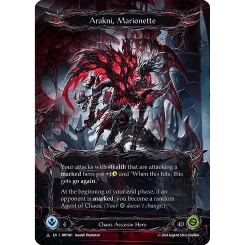 Arakni, Marionette (Marvel) (HNT001) Cold Foil – The Hunted