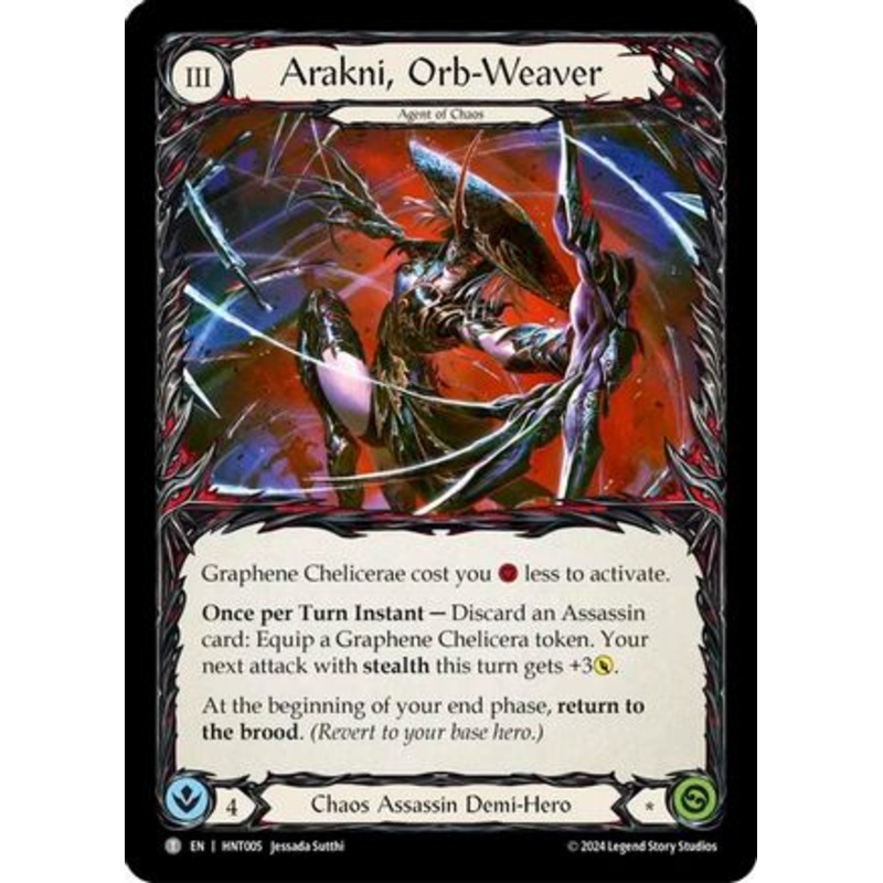 Arakni, Orb-Weaver // Arakni, Redback (HNT005//HNT006) – The Hunted