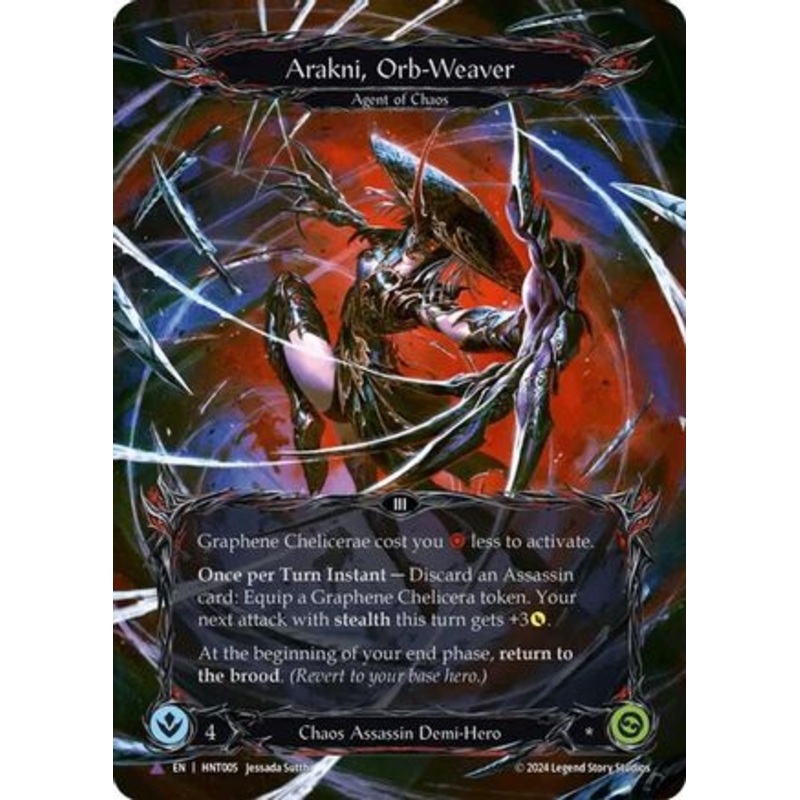 Arakni, Orb-Weaver (Marvel) (HNT005) Cold Foil – The Hunted