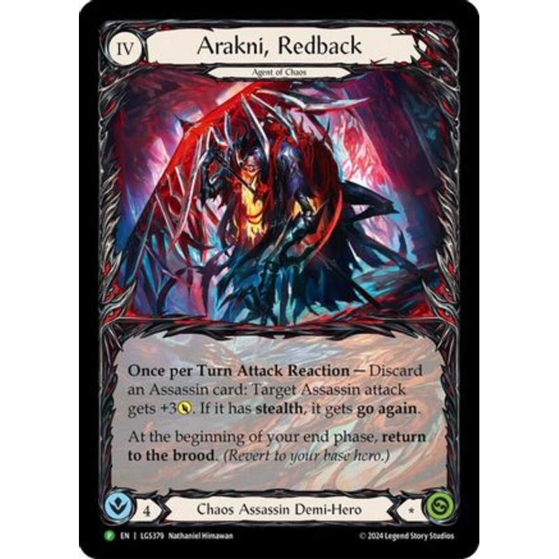 Arakni, Redback (Extended Art) – LGS379 (LGS379) Rainbow Foil
