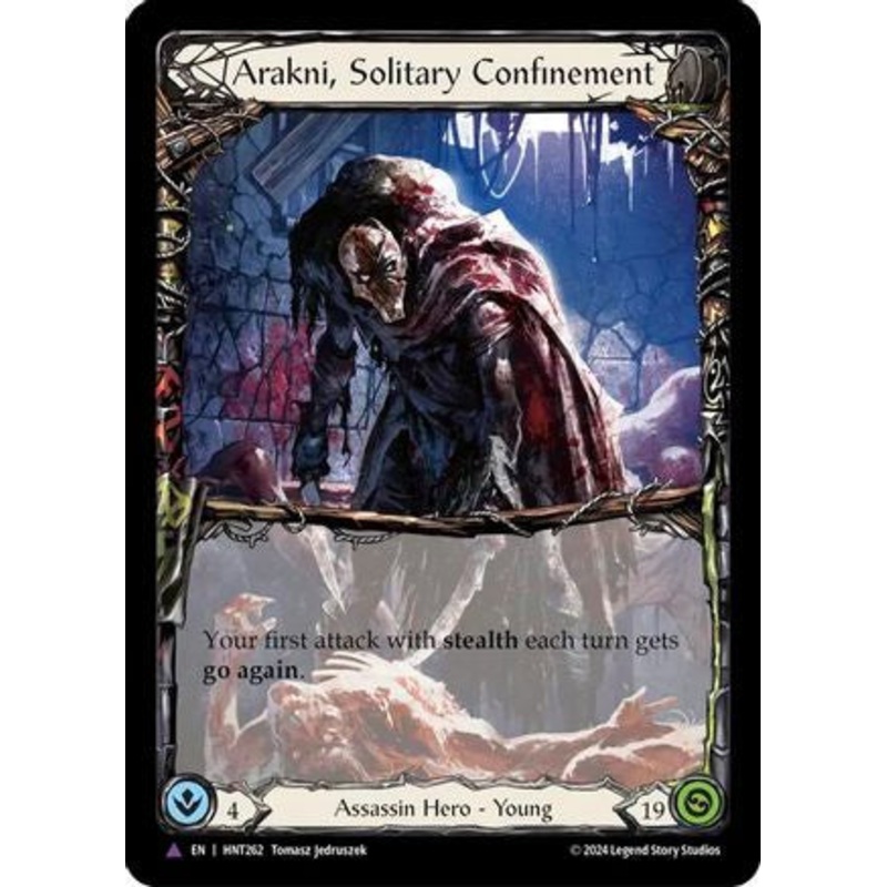 Arakni, Solitary Confinement (Marvel) (HNT262) Cold Foil – The Hunted