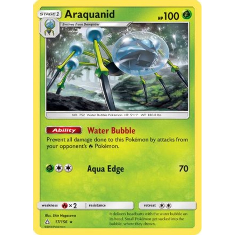 Araquanid (17/156) [Sun & Moon: Ultra Prism] Reverse Holofoil