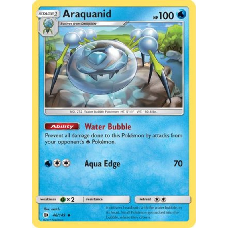 Araquanid (46/149) [Sun & Moon: Base Set] Reverse Holofoil