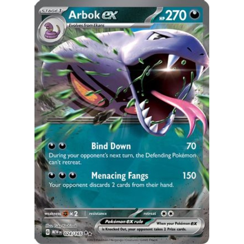 Arbok ex (024/165) [Scarlet & Violet 151]