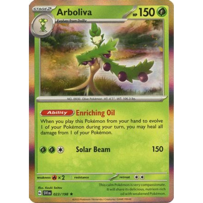 Arboliva (023/198) [Scarlet & Violet: Base Set] Reverse Holofoil