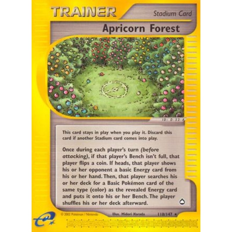 Apricorn Forest (118/147) [Aquapolis] Reverse Holofoil