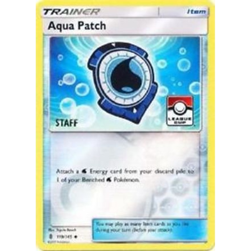 Aqua Patch (119/145) (League Promo Staff) [Sun & Moon: Guardians Rising]