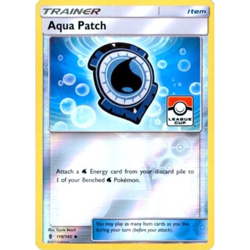 Aqua Patch (119/145) (League Promo) [Sun & Moon: Guardians Rising]