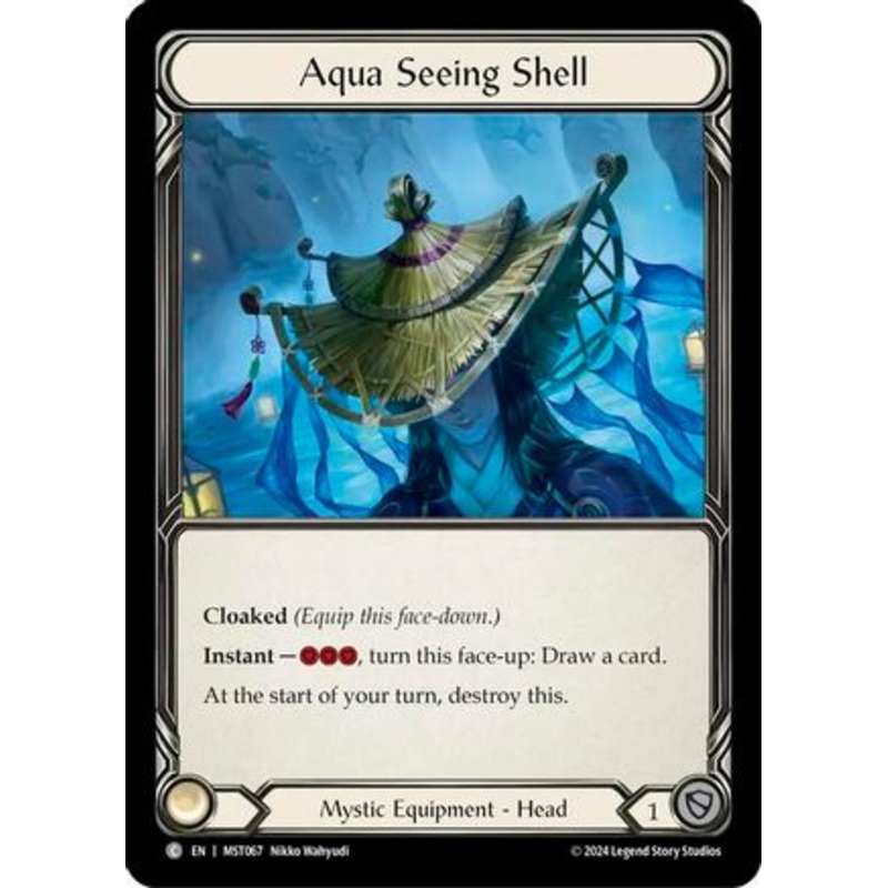 Aqua Seeing Shell (MST067) – Part the Mistveil