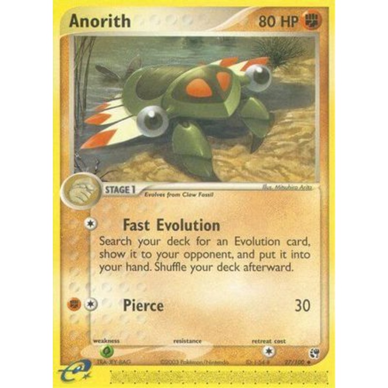 Anorith (27/100) [EX: Sandstorm] Reverse Holofoil
